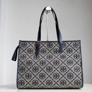 NEW TORY BURCH T MONOGRAM SHOULDER TOTE